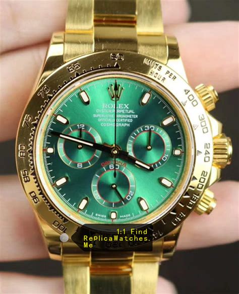 fake rolex green face|green face rolex price.